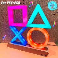 【In-Stock】 Voice Control Game Icon For Ps4/ps5 Replacement Game Lampstand Led Game Accessories Dropshipping