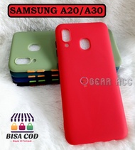 CASE UNTUK SAMSUNG A20/A30 NEW SOFTCASE MACARON BUTTON CASING SILIKON PELINDUNG BELAKANG HANDPHONE-DOVE CASE AERO FULL WARNA SAMSUNG A20/A30