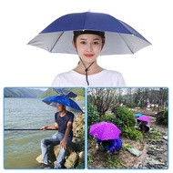 Topi Payung Hujan Luaran Mudah Alih Topi Memancing Teduh Matahari Lipat Kalis Air Perkhemahan Memanc
