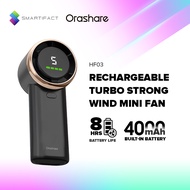 Orashare HF03 Mini Fan Rechargeable Portable Electric Fan 3 Wind Speeds Handy and Lightweight Handhe