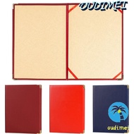 OUDIMEI A4 Agreement Folder, PU Leather Protective Certificate Diploma Cover, Professional No Insert