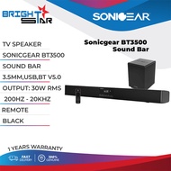 Sonicgear BT3500 Sound Bar & Subwoofer TV Speaker
