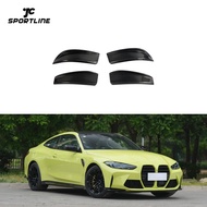 Carbon Fiber Front Bumper Canards for BMW 3 4Series G80 M3 G82 G83 M4 2D 4-Door 2021-2022