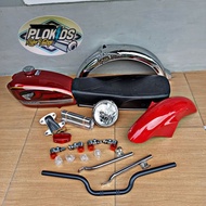 CB 100 125 body package - CB tank - CB seat - CB stop lamp