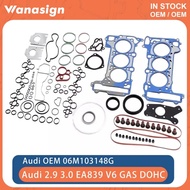 Engine Full Gaskets Set Fit 2.9 3.0 L For Audi S4 S5 B9 A6 Q7 EA839 Porsche 971 Volkswagen CR7 2.9L 