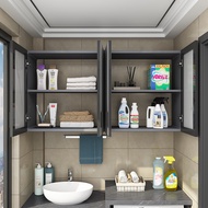 Z&Kitchen Hanging Cabinet Wall Cabinet Storage Cabinet Aluminum Alloy Cabinet Wall-Mounted Cabinet B