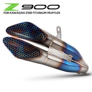 For Z900 2017-2026 Motorcycle Titanium Exhaust Muffler Tail Pipe