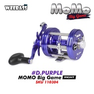 [ ของแท้ ]  รอกเบส รอกเบท Weebass MOMO Biggame 4+1BB สีสวย สปูลอลูมิเนียมอโนไดซ์ ระบบเบรค XTD Castin