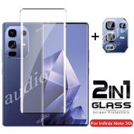 Infinix Note 50s 5G 2in1 3D หน้าจอร้อนที่กระจกนิรภัยป้องกันสำหรับ Infinix Note 50S Note50s 5G อุปกรณ