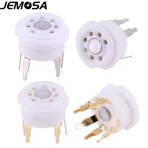 7pin B7G Ceramic Vacuum Tube Socket For 6X4 EZ90 6Z4 EF95 6AU6 6J4 6AQ5 EF94 6J2 6J1 6C4 6AV6 Tube A