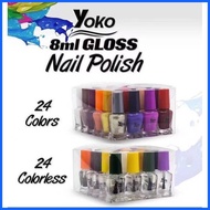 ❐ ✿ ¤ YOKO Nail Polish Set 24pcs 8ml