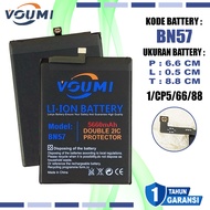VOUMI BN57 Baterai Battery Double IC Power High Capacity Compatible Hp Poco X3 NFC / Poco X3 Pro