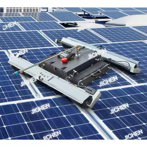 HSPhotovoltaic panel remote control crawler cleaning robot automatic cleaning photovoltaic power sta