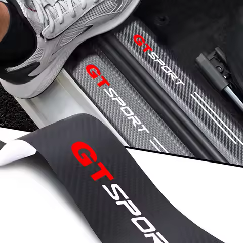 for vw VOLKSWAGEN gt sport gtsport golf mk4 mk5 jetta eos polo 4pcs Car threshold Car sticker car ac