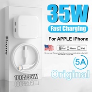Original 35W Fast Charger 13 12 Charging 14 USB C To Lightning Cable