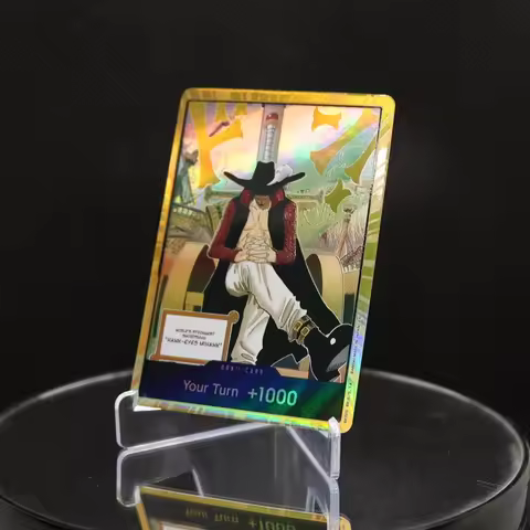 10pcs/set One Piece TCG OPCG English DON card Golden Dracule Mihawk DON OP14 EB04 The Azure Sea's Se