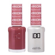 DND GEL Polish Set - 1 Each of Red Gel Polish and Red Nail Polish - 0.5 Oz