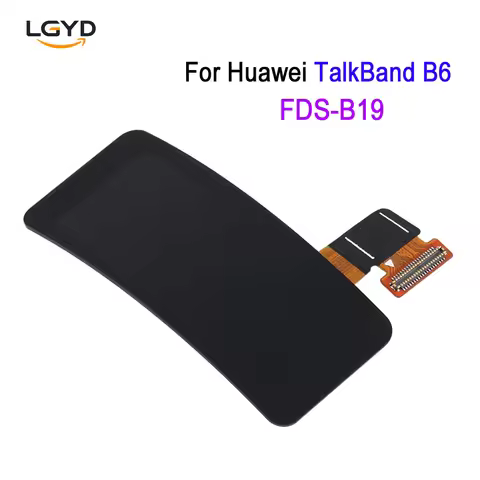 1.53'' AMOLED Curved Screen For Huawei TalkBand B6 FDS-B19, For Huawei Band B6 Watch Display Touch S
