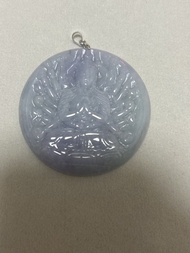 紫翡翠千手觀音玉吊牌