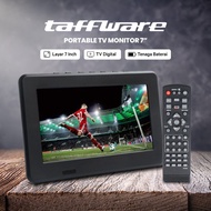 TV Portable 7 Inch Televisi Mini Support Digital Analog DVB-T2
