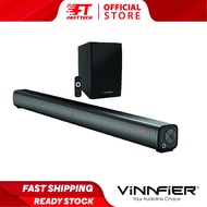 Vinnfier HYPERBAR 303 BTRM Wireless Bluetooth Soundbar & Bass subwoofer 3D Effect with Mic Jack
