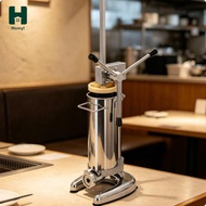 [Homyl] Churros Press Machine Stainless Steel Churros Machine 5 Template Shapes Manual Churro Maker 