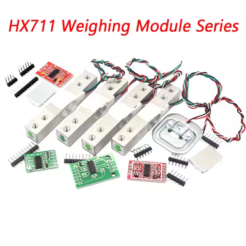 Load Cell 1KG 5KG 10KG 20KG HX711 AD Module Weight Sensor Electronic Scale Aluminum Alloy Weighing P