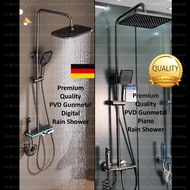 Anodized Technolgy Gunmetal Rain Shower Set / Local Warranty / Waterfall Rain Shower
