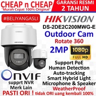 IP Cam HikVision DS-2DE2C200MWG-E 2MP Rotate Outdoor POE - IP Camera Hik Vision