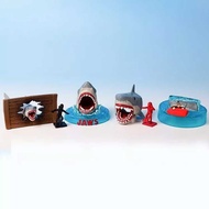 New 4 Pcs/Set TAKARA TOMY A.R.T.S JAWS 3 Movie Figure Capsule Toys Gift