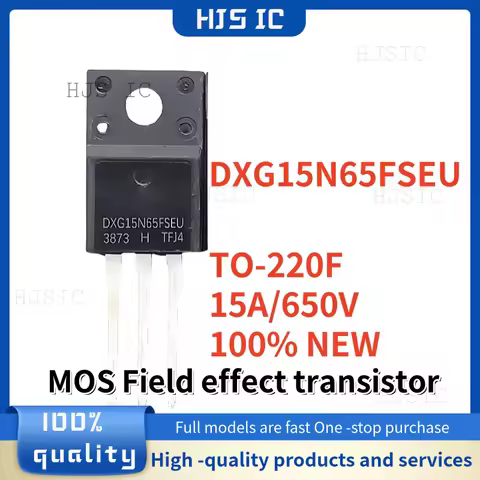10-20-50PCS 100% NEW DXG15N65FSEU DXG15N65 15N65 TO-220F 15A/650V MOS Field effect transistor