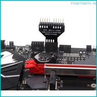 YIN Motherboard USB2 0 9Pin Splitter Converter Convenient 1 to 2 Extension Adapter for CPUWiFi Recei