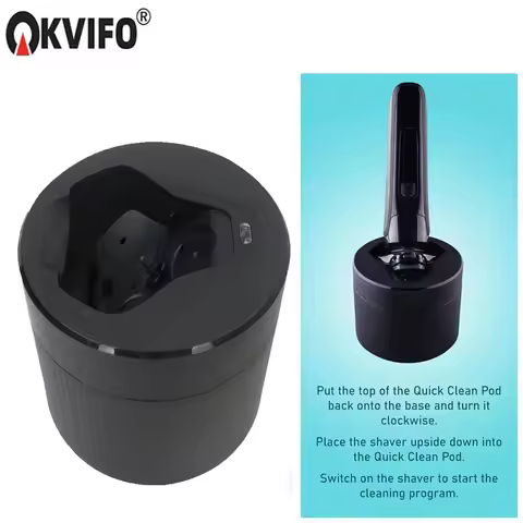 Replacement Quick Cleaning Pod for Philips 2nd Series 7000 S9000 S5000 Angular Polygon Shavers Compa