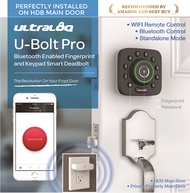 ★U-Tec Ultraloq U-Bolt Pro Smart Lock★Bluetooth WiFi fingerprint password digital lock for HDB Door