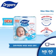Drypers WeeWee Dry Tapes NB/S/M/L/XL/XXL