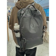 2026luluNewCrew22L Backpack School Bag Backpack Travel Yoga Fitness Waterproof Men Women Style Bag