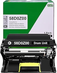 Derzio Remanufactured 58D0Z00 Drum Unit Compatible for Lexmark 58D0Z00 Imaging Units for MS821n MS82