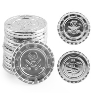 Factory Direct Sales Treasure Hunting Game Pirate Gold Coin Simulation Coin Game Substitute Chip Tre