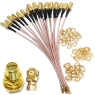 TUOLNK RP-SMA to IPX MHF Coax Cable, UFL U.FL IPEX-1 to RPSMA Female Coaxial Cable for Mini PCI WiFi