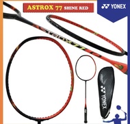 NEW COLOUR - RAKET BADMINTON ASTROX 77 SHINE RED