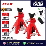 Ezylif 3 Ton (3T) Heavy Duty Jack Stand (2pcs/set) Garage Jack | Car Repair Jet | Jek Kereta