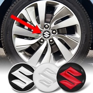 Suzuki 56mm car hub center 3D sticker hub cover sticker for Suzuki Kizashi JIMNY Swift-sport Alto Gr