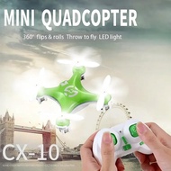 CX-10 Mini Drone 2.4G 4CH 6 Axis LED RC Quadcopter Toy Helicopter Pocket Drone With LED Light Toys F