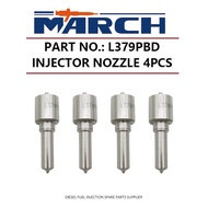 4pcs Fuel Injector Nozzle Tip H379 L379PBD L379PRD G379 for Hyundai H1 116hp D4CB 33800-4A700 282363