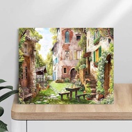 Painting By Numbers Without Frame Kits Town Landscape Picture With Numbers For Home Wall Art Picture