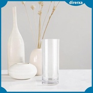 [Direrxa] Tall Flower Vase Candle Holder Desk Plant Pot Holder Acrylic Cylinder Vase for Artificial Room Home Wedding Floor