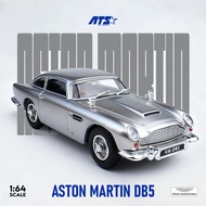 -Aites- ATS1: 64 Aston Martin DB5 Silver Alloy Car Model