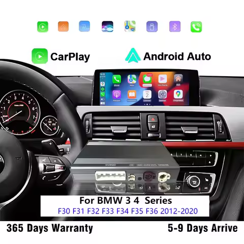 Wireless CarPlay For BMW 3 4 Series F30 F31 F32 F33 F34 F35 F36 2012-2020 With Android Mirror Link A