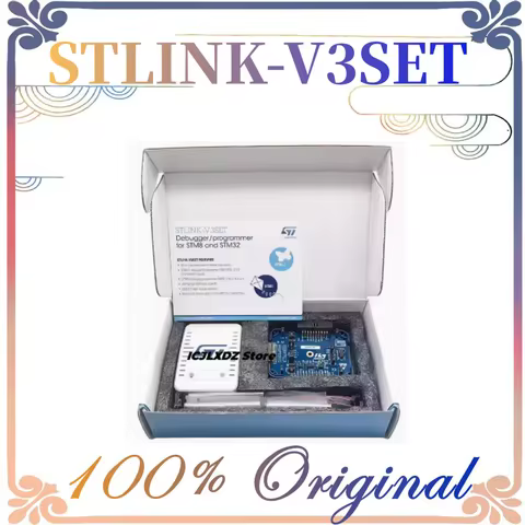 1pcs/lot New Original x STLINK-V3SET Processor Based STM8S STM32 Programmer 5V USB 2.0 JTAG DFU auth