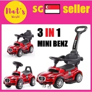 Kids ride on car 3 in 1 ride-ons children Mercedes benz